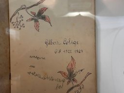 Ancien cahier illustré
