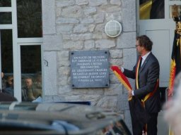 Inauguration d’une pierre commémorative à Anthée.