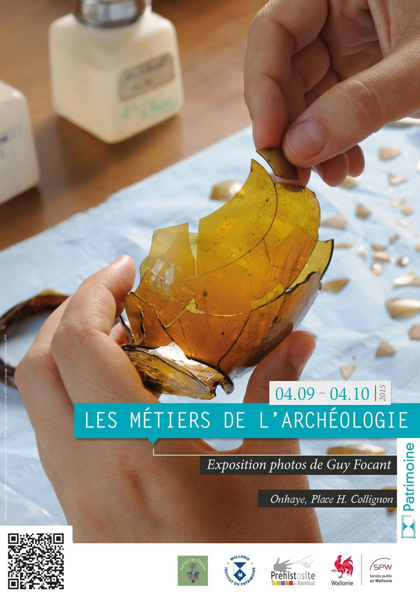 Affiche de l’exposition « Les métiers de l’archéologie ».