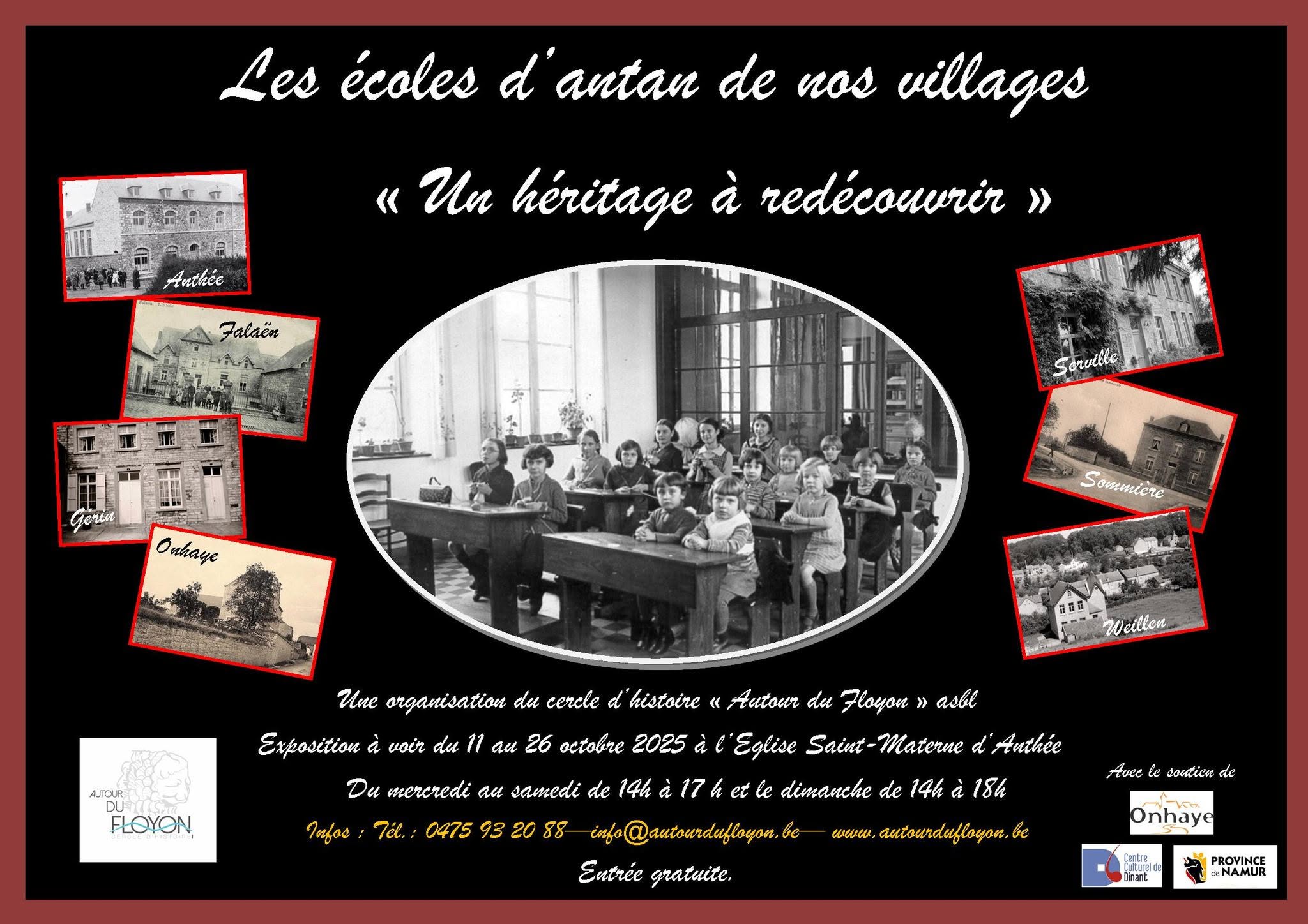 Visuel d’archive de l’exposition Les écoles d’antan de nos villages.