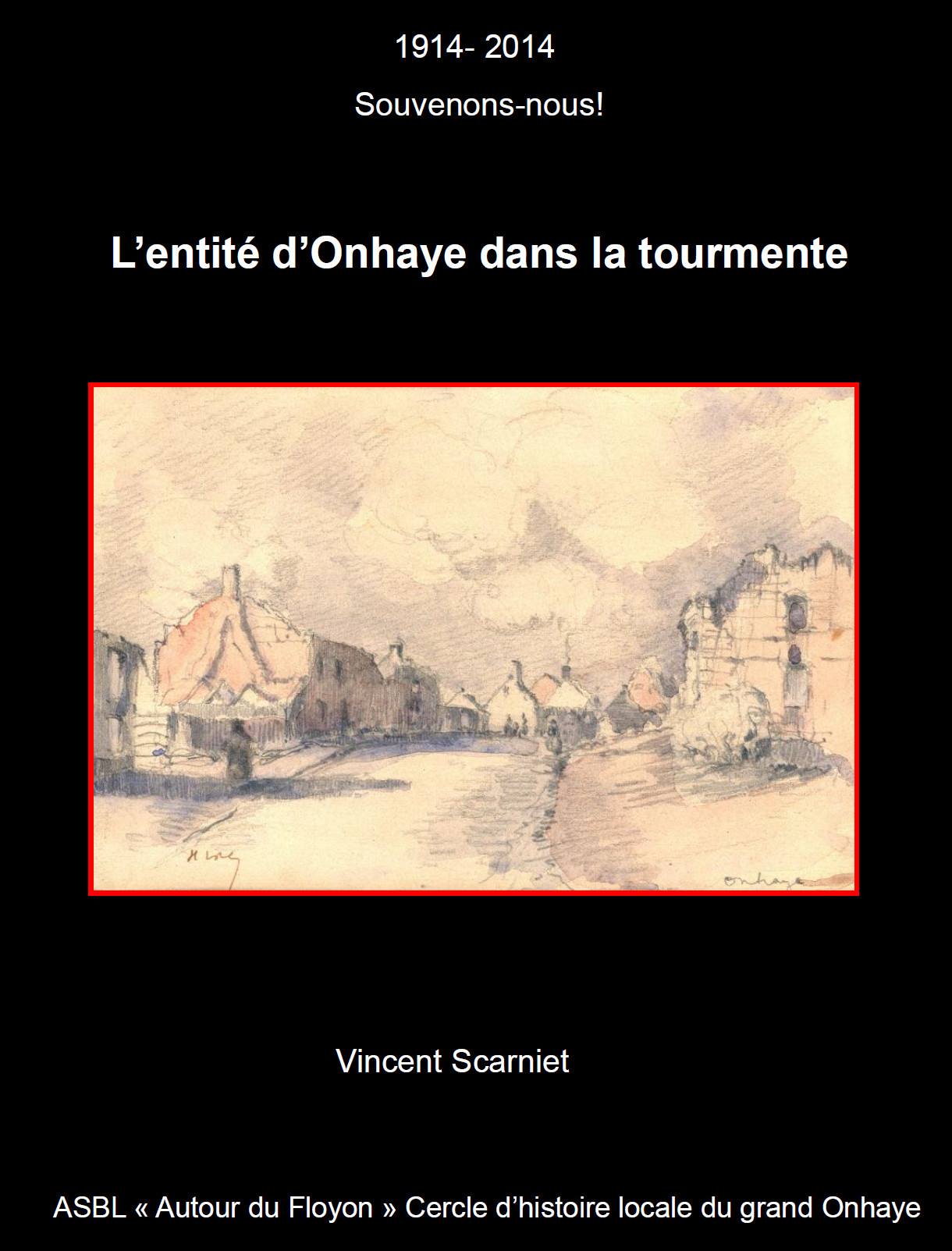 Couverture de l'ouvrage L'entité d'Onhaye dans la tourmente